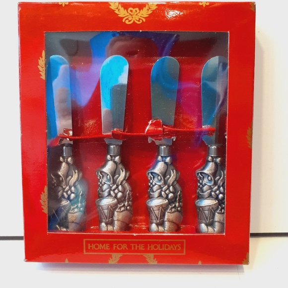 Holiday Spreaders Home for the Holidays May Co set of 4 - Picture 1 of 9